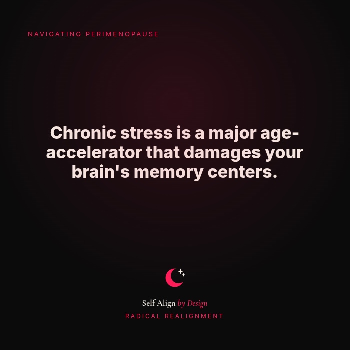 Chronic stress is a major age-accelerator that damages your brain's memory centers.